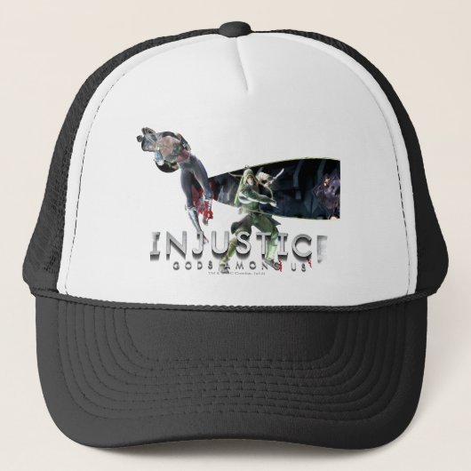 Screenshot: Wonder Woman vs Green Arrow Truckerkappe (Vorderseite)