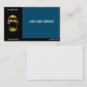 Screenshots - Gold-Skull-Logo Visitenkarte (Vorne/Hinten)
