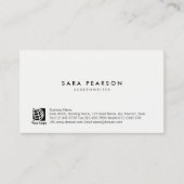 Screenwriter Einfache minimale Visitenkarte (Vorderseite)