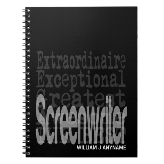 Screenwriter Extraordinaire CUSTOM Notizblock (Vorderseite)