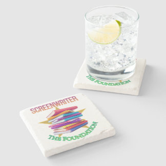 Screenwriter - The Foundation Coaster Steinuntersetzer