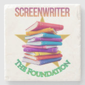 Screenwriter - The Foundation Coaster Steinuntersetzer (Vorderseite)