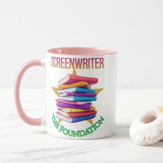 Screenwriter - The Foundation Combo Mug Tasse (Mit Donut)
