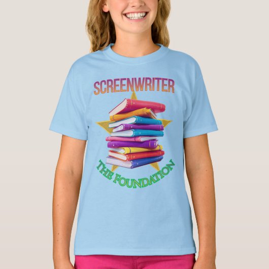 Screenwriter - The Foundation Girl's Dark T-Shirt (Vorderseite)