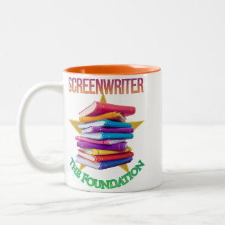 Screenwriter - The Foundation Two-Tone Mug Zweifarbige Tasse