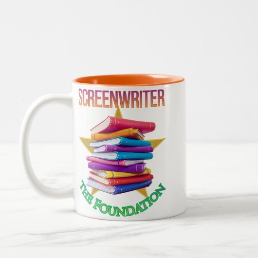 Screenwriter - The Foundation Two-Tone Mug Zweifarbige Tasse (Links)