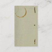 Screenwriter Vintag Visitenkarte (Rückseite)