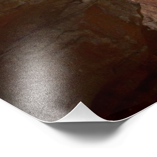 Screw Auger Falls, Maine Fotodruck (Ecke)