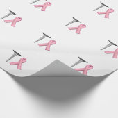 Screw Breast Cancer! Überlebender Spaß Geschenkpapier (Ecke)