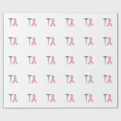 Screw Breast Cancer! Überlebender Spaß Geschenkpapier (Flach)