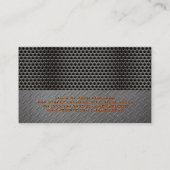 Screw Driver Wrench | Metal Background | Steel Visitenkarte (Rückseite)