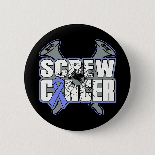 Screw-Ösophaguskrebs Button (Vorderseite)