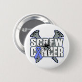 Screw-Ösophaguskrebs Button (Vorne & Hinten)