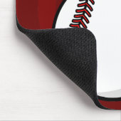 Screwball-Mauspad (Spirale Rot BG) Mousepad (Ecke)
