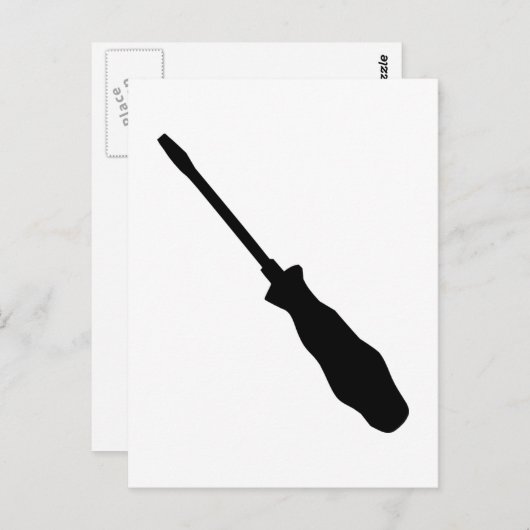 Screwdriver Postkarte (Vorne/Hinten)