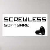 ScrewLess-Software-Logo Poster (Vorne)
