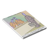 Screwy Salesman von Rick London Funny Notizblock (angewinkelt)