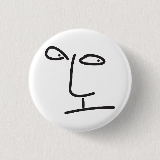 scribbbleface button (Vorderseite)