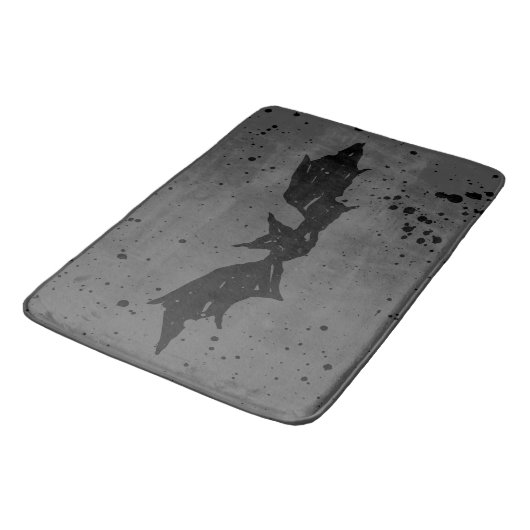 Scribble Bat Badematte (Schrägansicht)