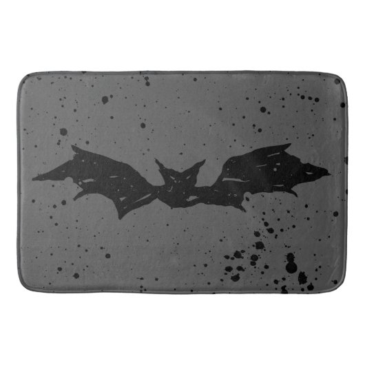 Scribble Bat Badematte (Vorderseite)