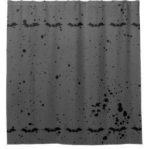 Scribble Bat Duschvorhang