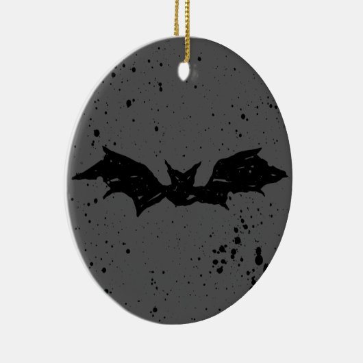Scribble Bat Keramikornament (Rechts)