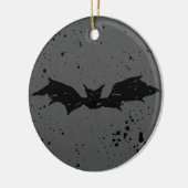 Scribble Bat Keramikornament (Links)