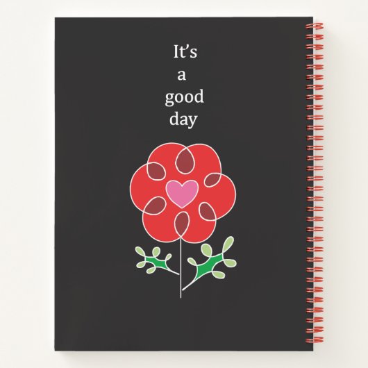 Scribble-Blume Notizblock (Rückseite)