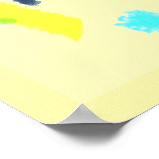 Scribble Buds Art Poster Print Wedding Zuhause Off (Ecke)