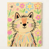 Scribble Cat Planer Softcreme Gelb (Rückseite)