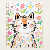 Scribble Cat Planer Weiß (Vorderseite)