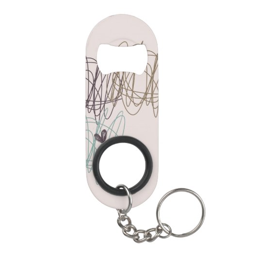 Scribble Design - wir sind alle in Arbeit Mini Flaschenöffner (Rückseite)