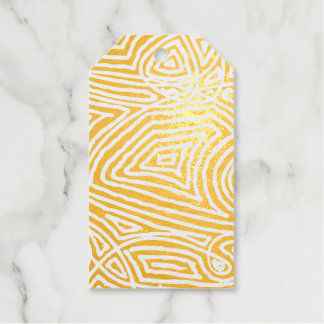Scribble Foil Favor Tags Geschenkanhänger