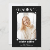 Scribble-Frame-GRADUATE-Klasse des 2025-Abschlusse Einladung (Vorderseite)