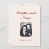 Scribble Funny Doodle Save the date Invitation Einladung (Rückseite)