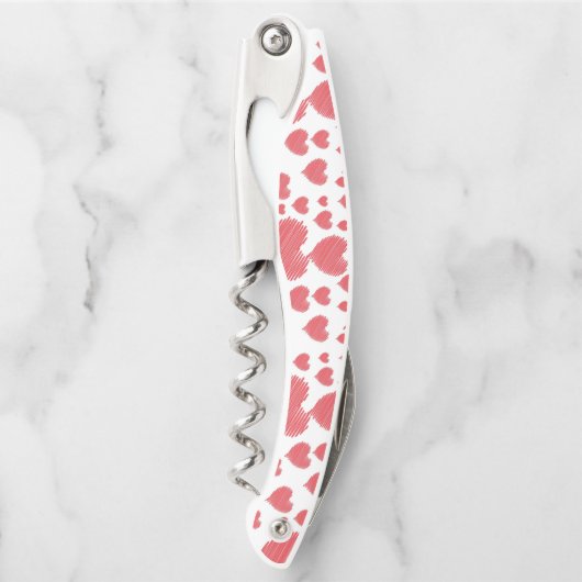 Scribble Hearts Kellnermesser (Vorderseite)