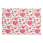 Scribble Hearts Kissenbezug (Rückseite)