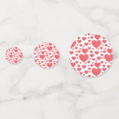 Scribble Hearts Konfetti (Vorderseiten)