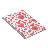 Scribble Hearts Notizblock (Rechte Seite)
