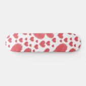 Scribble Hearts Skateboard (Horizontal)