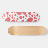 Scribble Hearts Skateboard (Horizontal)