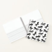 Scribble Horse Crazy Herd Design Notizblock (Innenseite)
