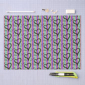 Scribble-Liebe Xoxo Heart Strip Tissue Seidenpapier (Handwerk)