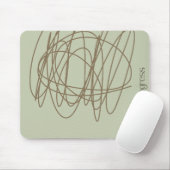 Scribble-Mauspad - Es ist ein laufendes Werk Mousepad (Mit Mouse)