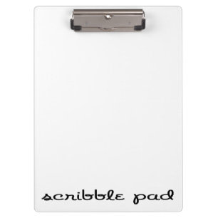 Scribble Pad Klemmbrett