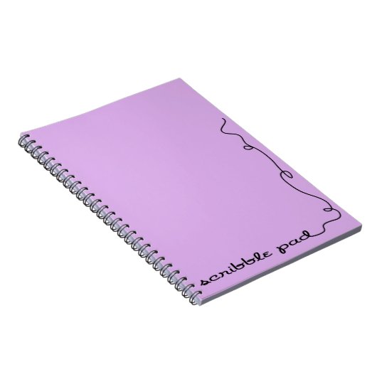 Scribble Pad Lila Notizblock (Rechte Seite)