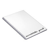 Scribble Pad Notizblock (Rechte Seite)