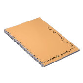 Scribble Pad Orange Notizblock (Rechte Seite)