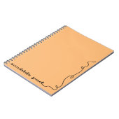 Scribble Pad Orange Notizblock (Linke Seite)