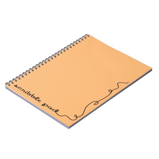 Scribble Pad Orange Notizblock (Linke Seite)